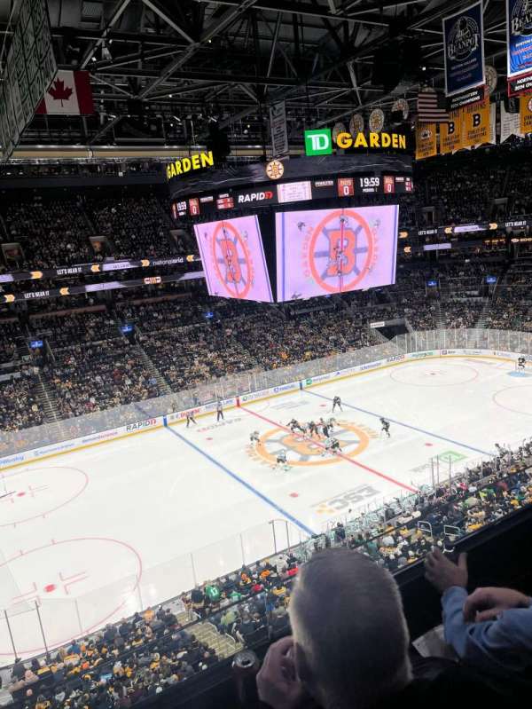TD Garden, section: 303, row: 2, seat: 13