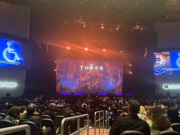 YouTube Theater, section: 103, row: J, seat: 1