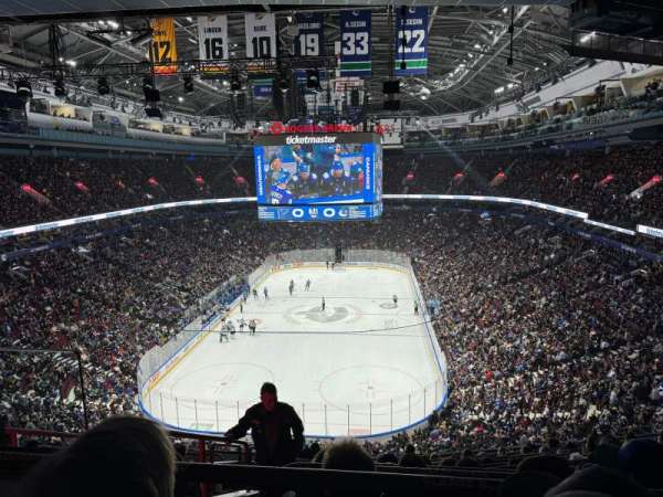 Rogers Arena, section: 315, row: 11, seat: 4