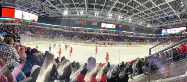 Cable Dahmer Arena, section: 104, row: H, seat: 1