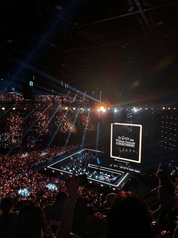 Accor Arena, section: Balcon F, row: 84, seat: 3