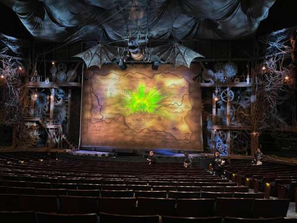 Gershwin Theatre, section: Orchestra C, row: P, seat: 116