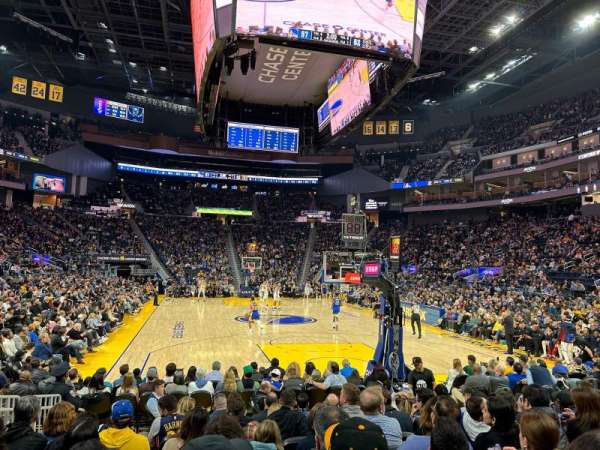 Chase Center, section: 110, row: 7, seat: 11