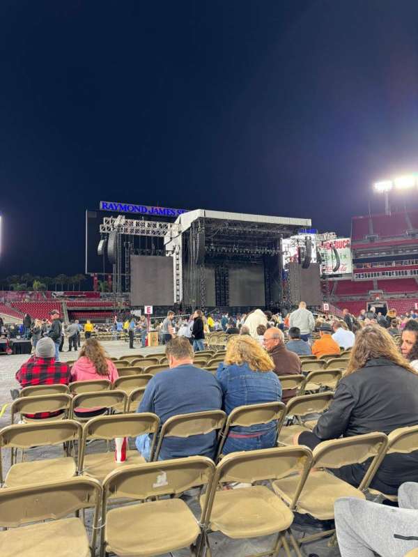 Raymond James Stadium, section: Floor K, row: 24, seat: 24