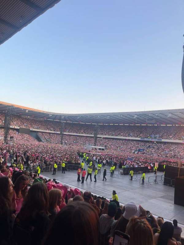 Murrayfield Stadium, section: E1, row: R, seat: 8