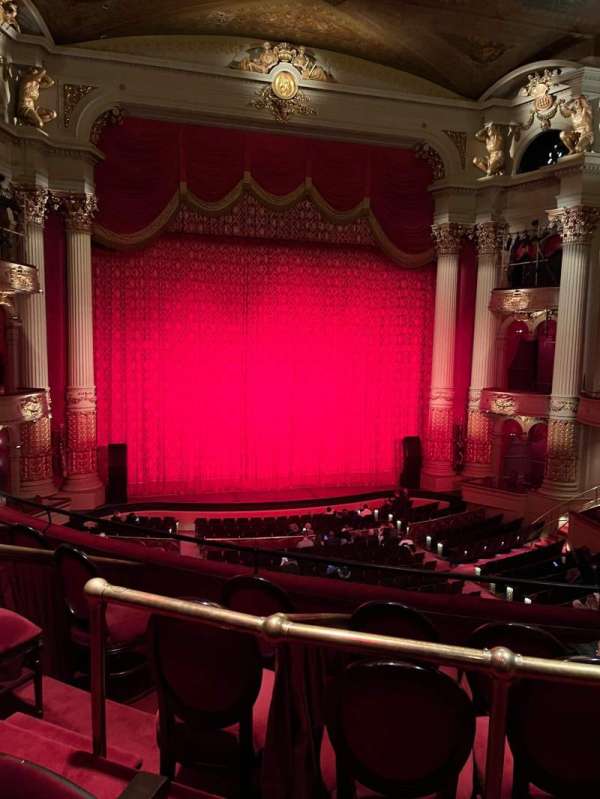 Academy of Music, section: Balcony F, row: B, seat: 7