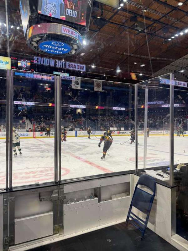 Allstate Arena, section: 103, row: DD, seat: 8