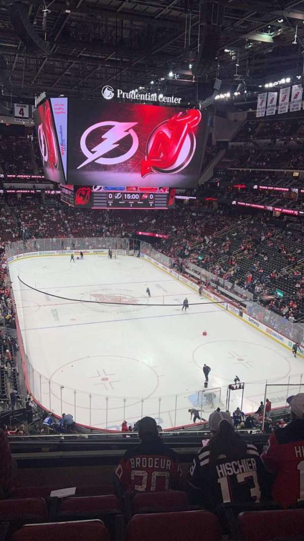 Prudential Center, section: 101, row: 5
