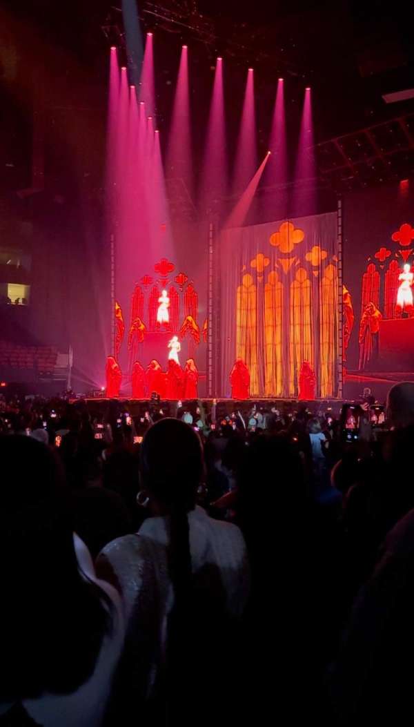 Toyota Center, section: 107, row: 3, seat: 8