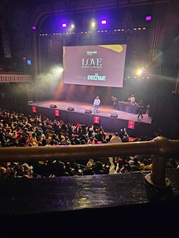 The Tabernacle, section: 203, row: A, seat: 6