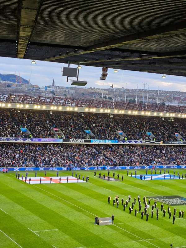 Murrayfield Stadium, section: W38, row: TT, seat: 18