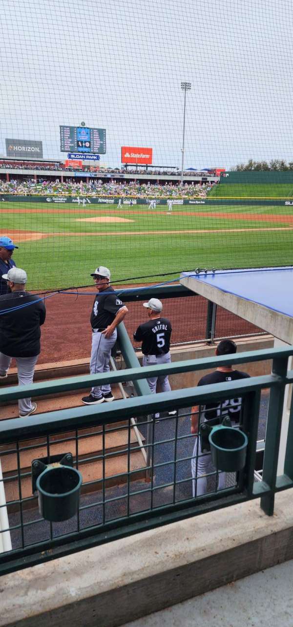 Sloan Park, section: 113, row: 7, seat: 12
