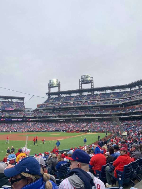 Citizens Bank Park, section: 137, row: 20, seat: 6