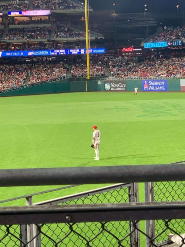 Citizens Bank Park, section: 107, row: 2, seat: 3