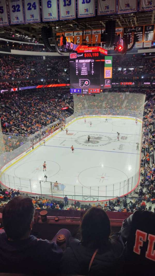 Xfinity Mobile Arena, section: 208, row: 4, seat: 1