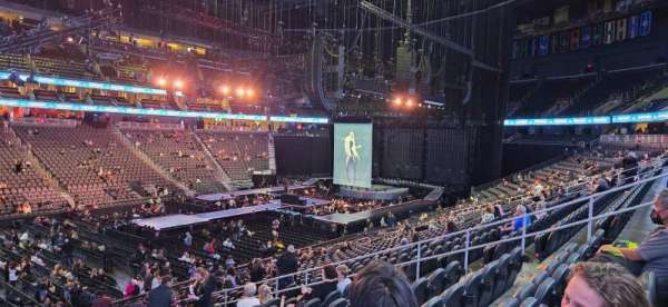 T-Mobile Arena, section: 14, row: W, seat: 8
