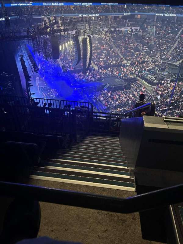 Spectrum Center, section: 212, row: I, seat: 2