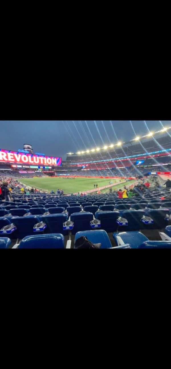 Gillette Stadium, section: 125, row: 17