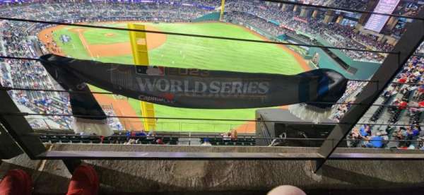 Globe Life Field, section: 325, row: 1, seat: 13