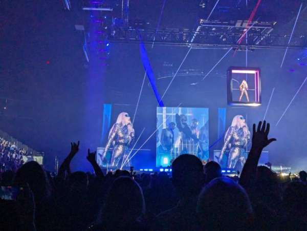 T-Mobile Arena, section: Floor M, row: A, seat: 7