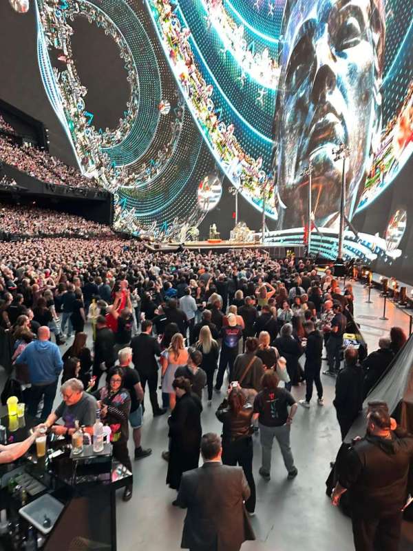 The Sphere, Vegas, section: 110, row: 12, seat: 19