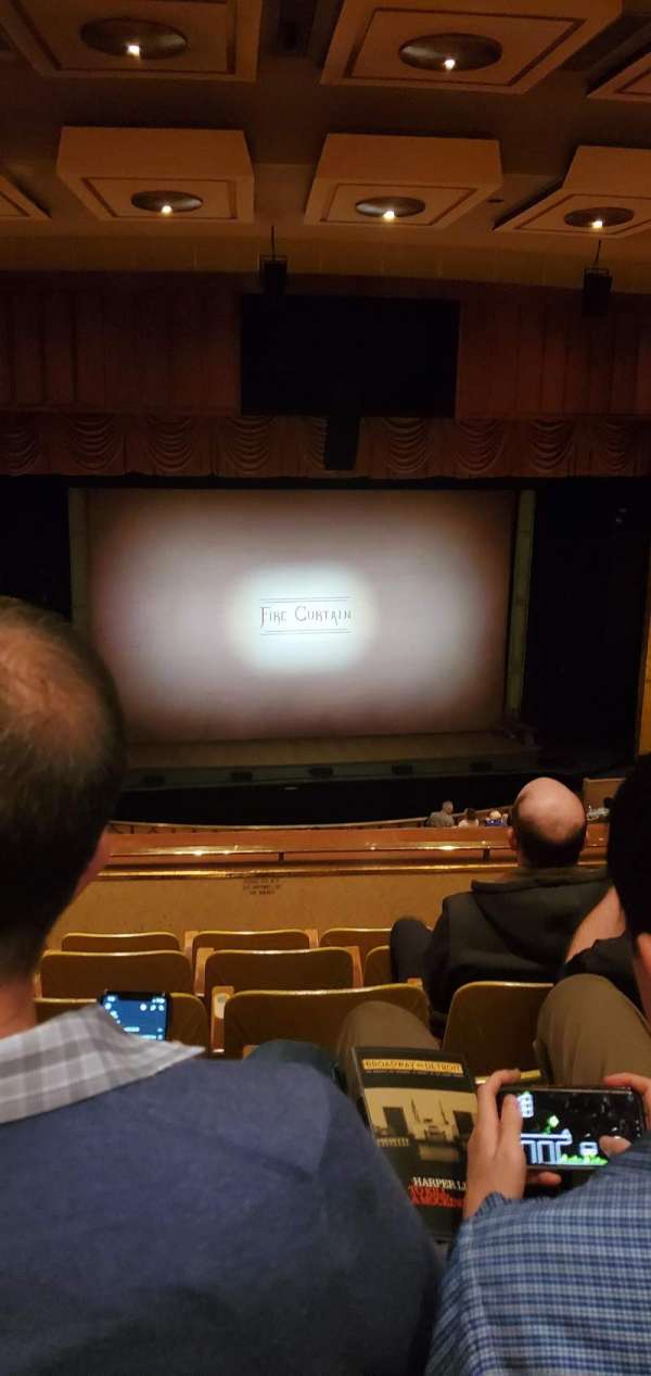 Fisher Theatre, section: Loge LC, row: F, seat: 115