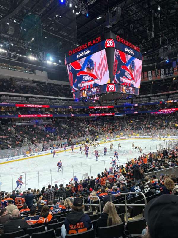 Rogers Place, section: 124, row: 20, seat: 5