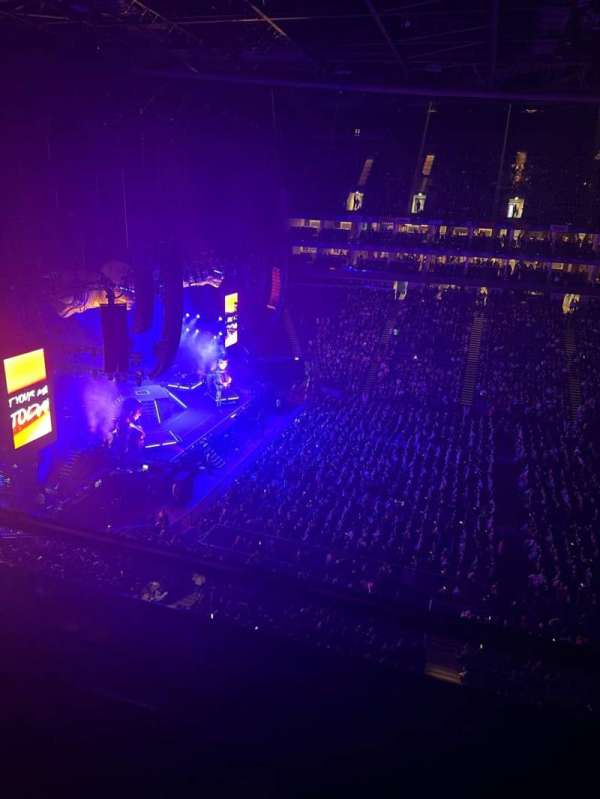 The O2, London, section: 403, row: A, seat: 502