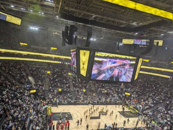 Delta Center, section: 115, row: 2, seat: 5