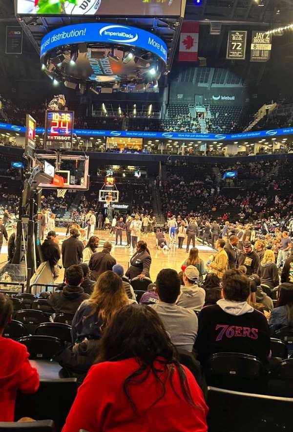 Barclays Center, section: 31, row: 4, seat: 8