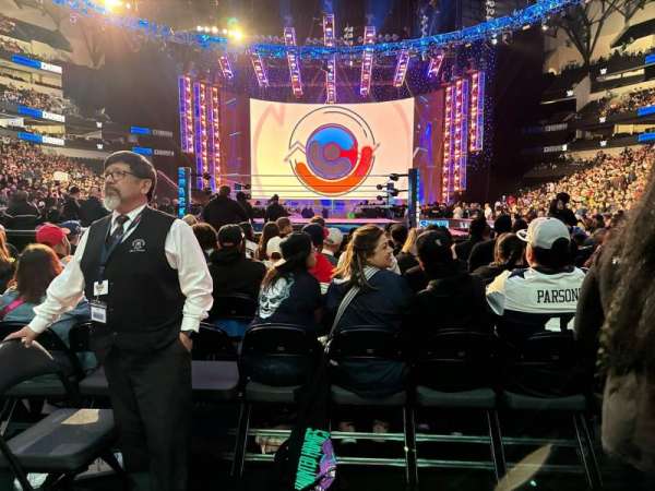 American Airlines Center, section: 112, row: AA, seat: 7