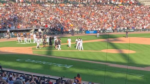 Comerica Park, section: 118, row: D, seat: 8