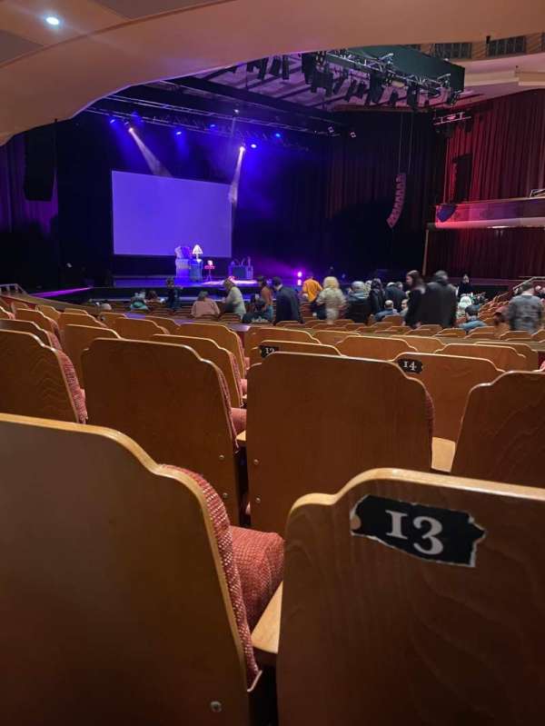 Brighton Dome Concert Hall, section: Rear stalls, row: Y, seat: 11