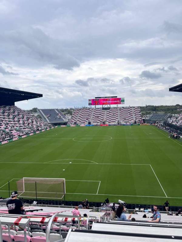Chase Stadium, section: 107, row: 24, seat: 22