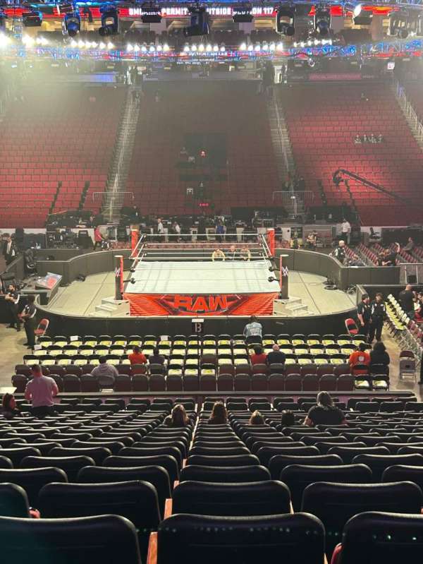 Toyota Center, section: 107, row: 20, seat: 10