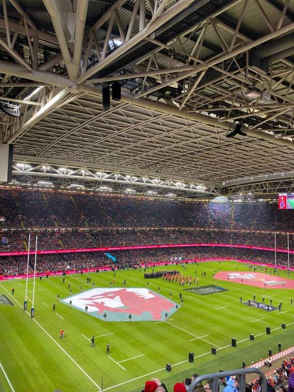 Principality Stadium, section: U35, row: 11, seat: 16