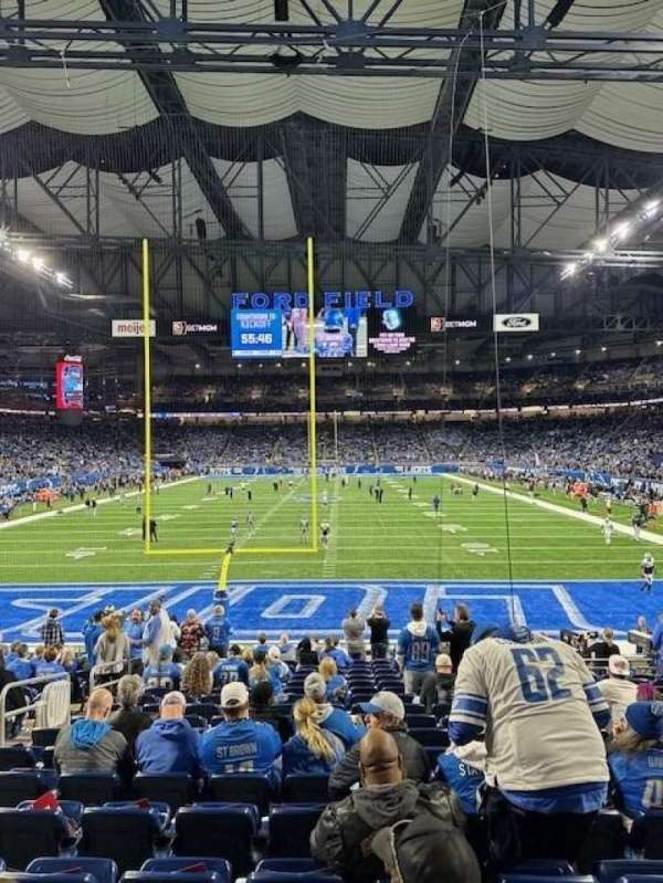 Ford Field, section: 117, row: 18, seat: 5