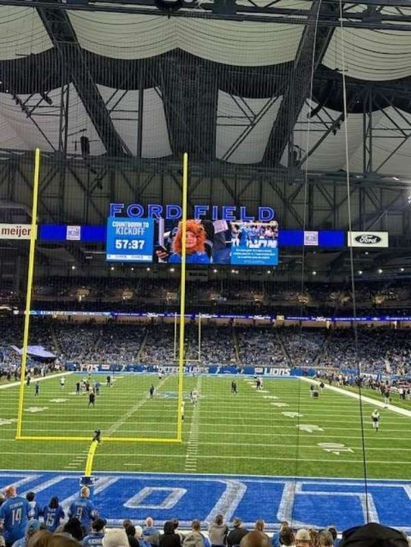 Ford Field, section: 117, row: 18, seat: 6