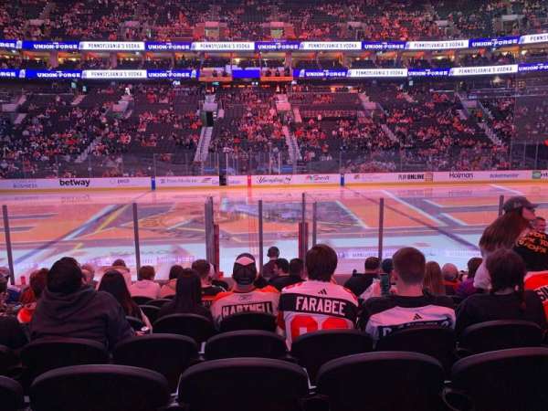 Xfinity Mobile Arena, section: 101, row: 10, seat: 8