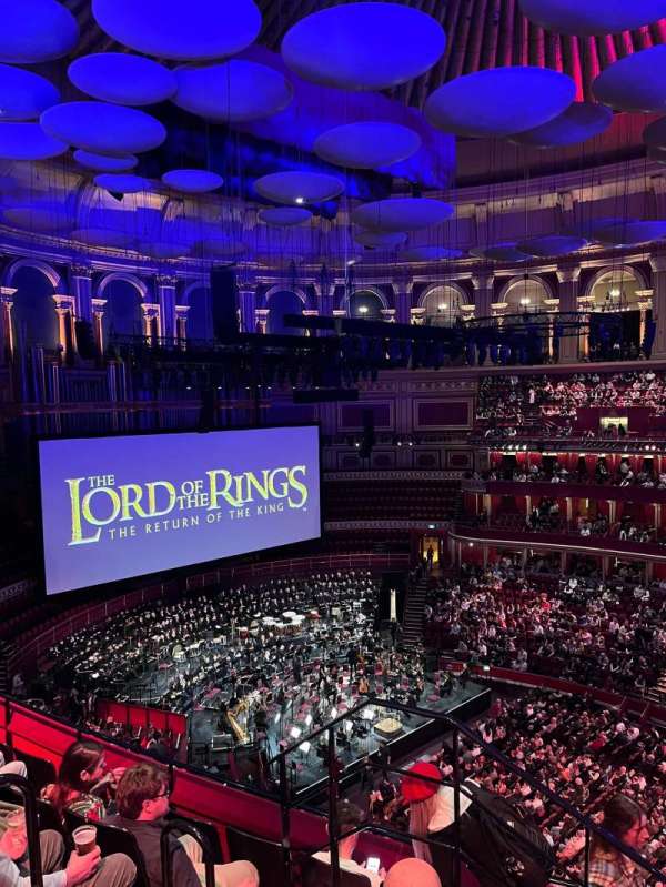 Royal Albert Hall, section: Rausing Circle R, row: 5, seat: 61