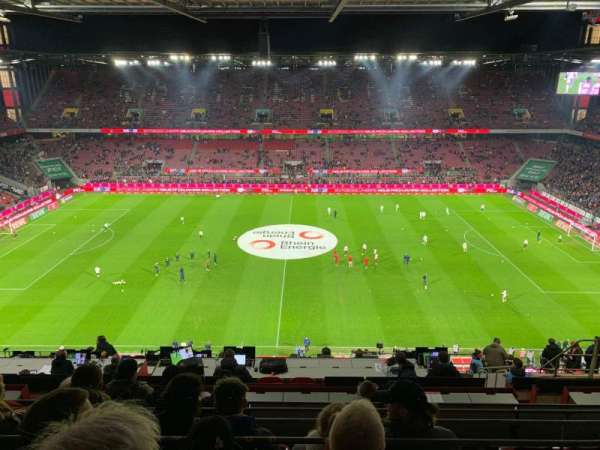 RheinEnergieStadion, section: W14, row: 20, seat: 32
