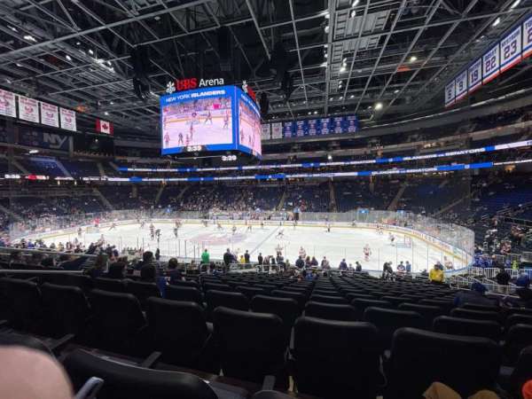UBS Arena, section: 113, row: 21, seat: 9