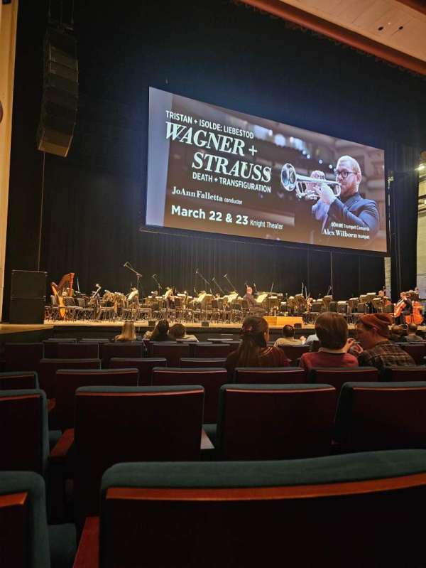 Belk theater, section: Orchestra L, row: F, seat: 205