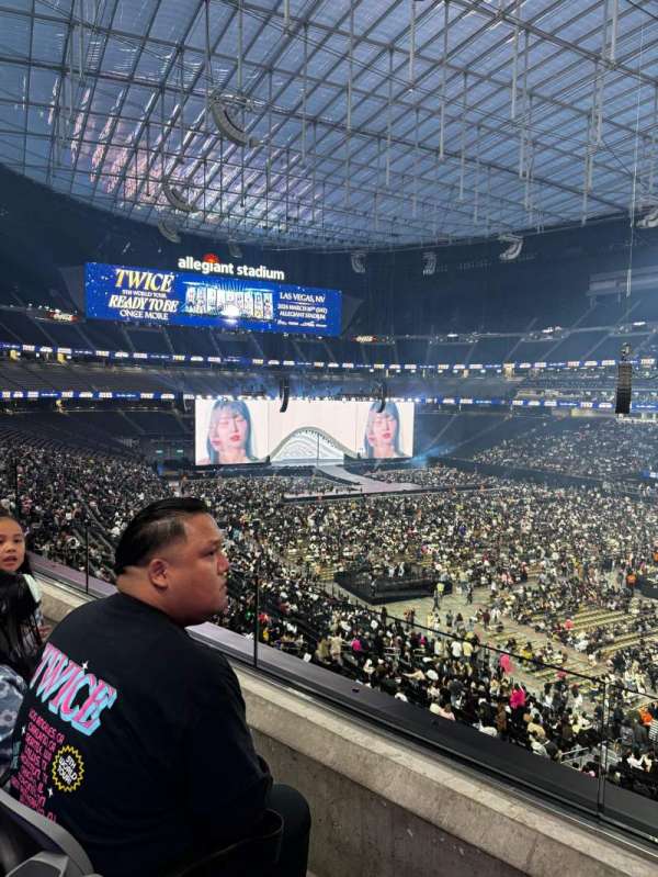Allegiant Stadium, section: 207, row: 2, seat: 9