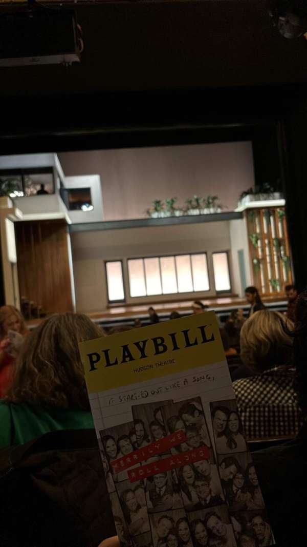 Hudson Theatre, section: Orchestra C, row: P, seat: 107