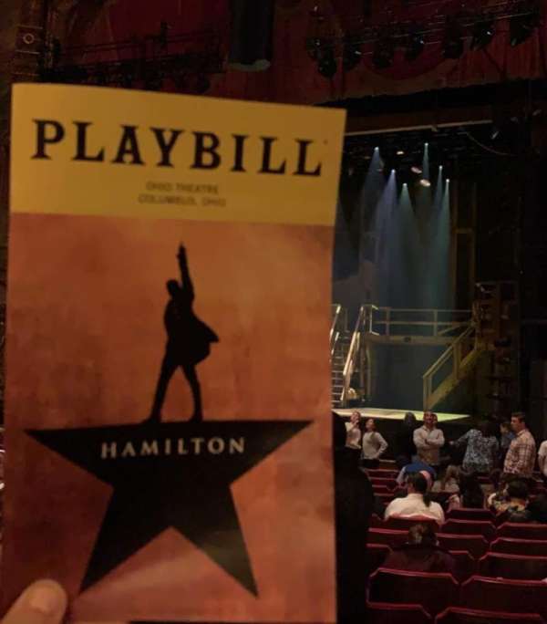 Ohio Theatre, Columbus, section: Orchestra 2, row: P, seat: 126