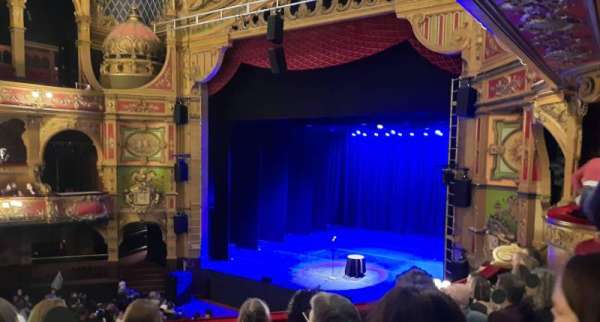 Hackney Empire, section: Dress Circle, row: E, seat: 1