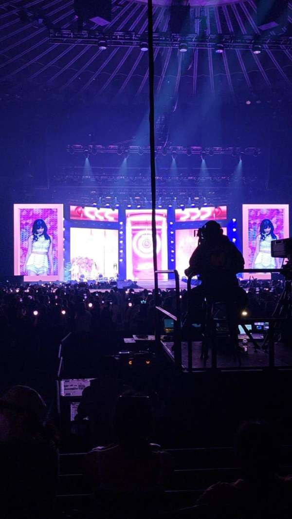 Oakland Arena, section: 108, row: 2, seat: 6