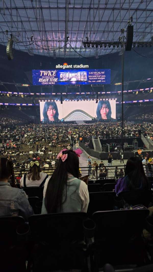 Allegiant Stadium, section: 102, row: 15, seat: 9