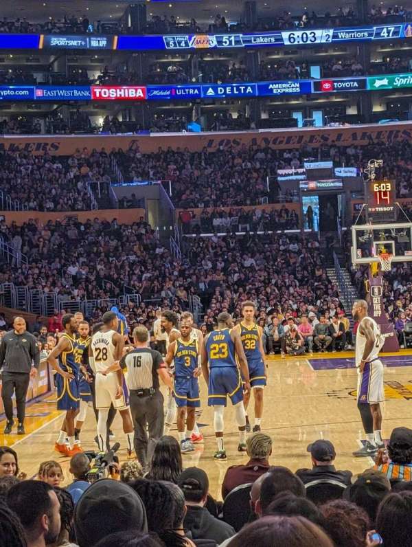 Crypto.com Arena, section: 116, row: L, seat: 6